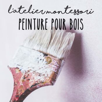 Peinture matériel Montessori